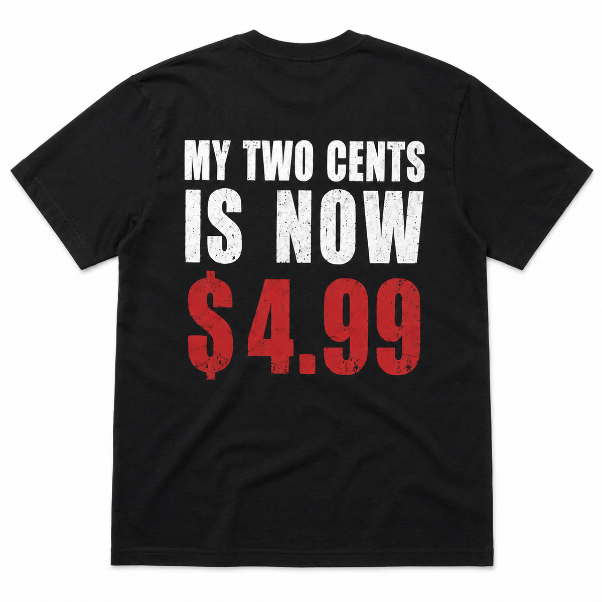 My Two Cents Is Now $4.99 Funny Inflation T-Shirt