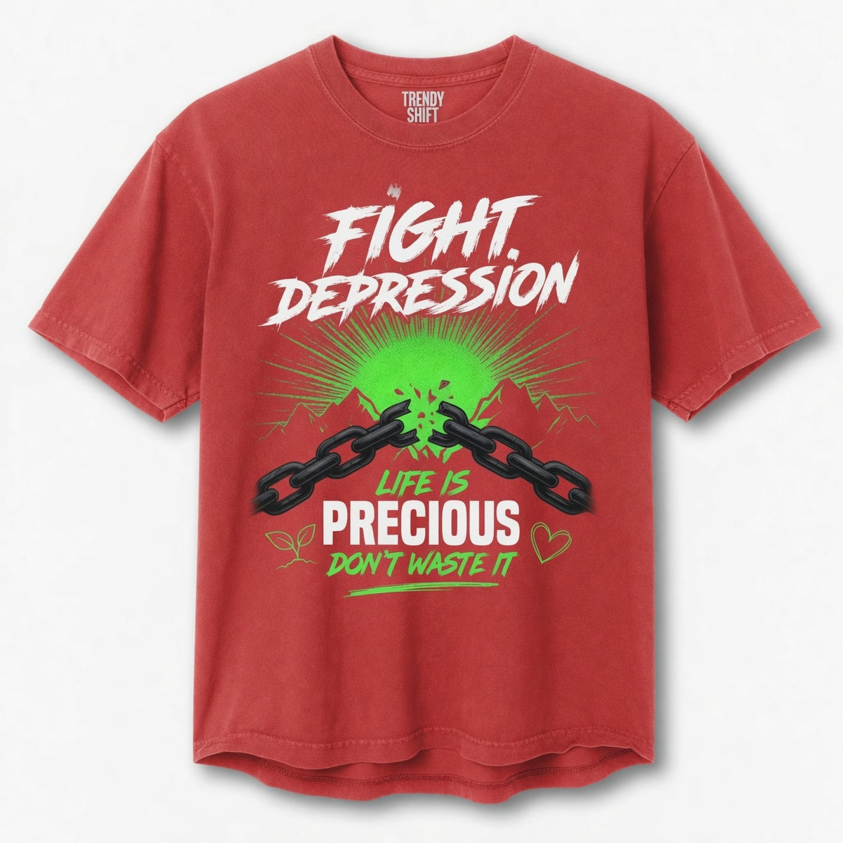 Fight Depression Life Is Precious Don't Waste It