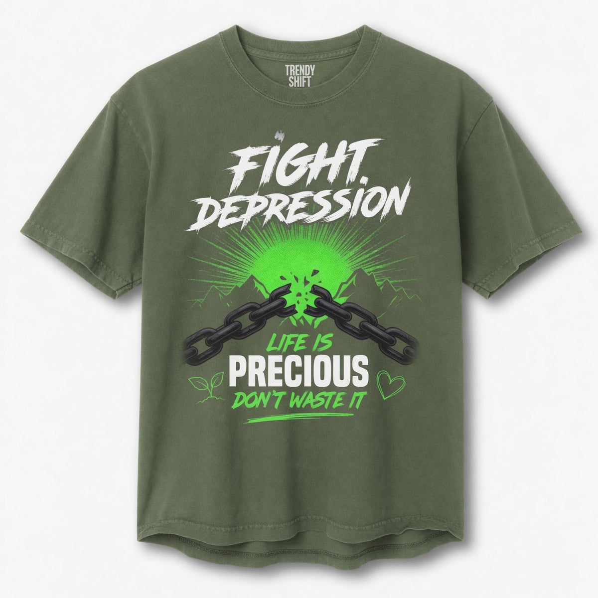 Fight Depression Life Is Precious Don't Waste It